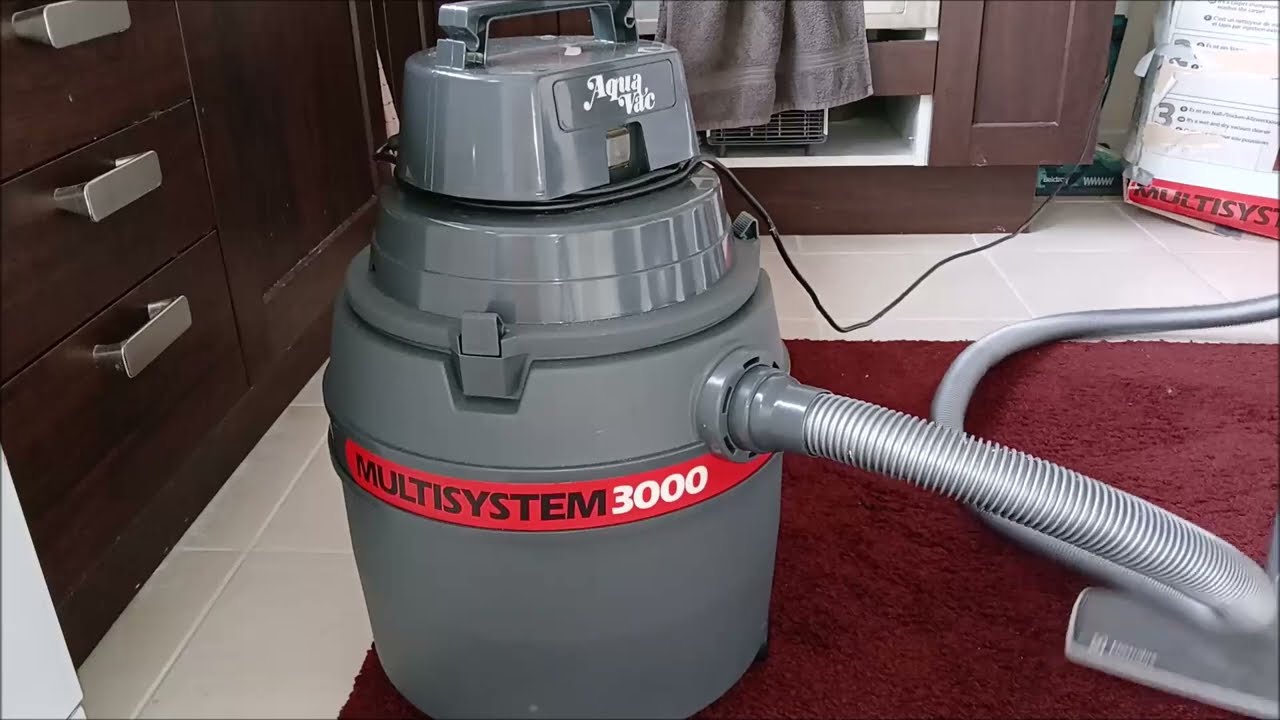 First Use of my almost-brand-new Goblin AquaVac Multisystem 3000!