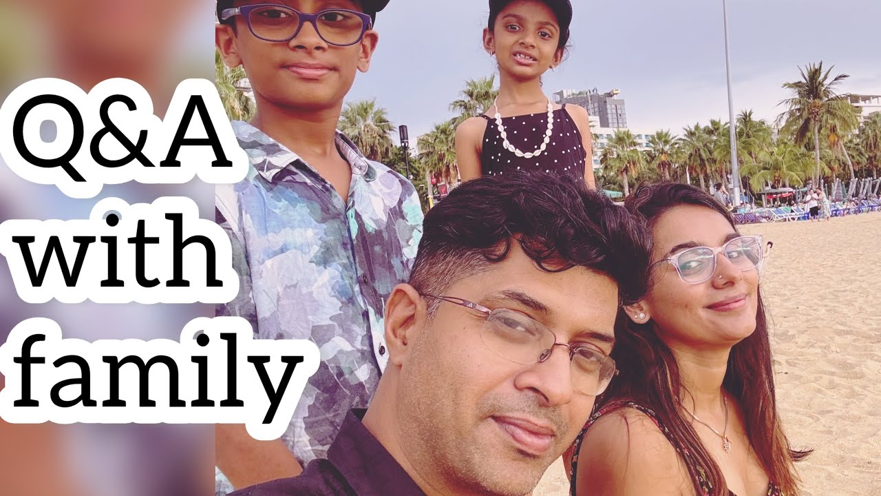 Q&A with family #akkanreels#q&a#anjanarahul#familyvlog