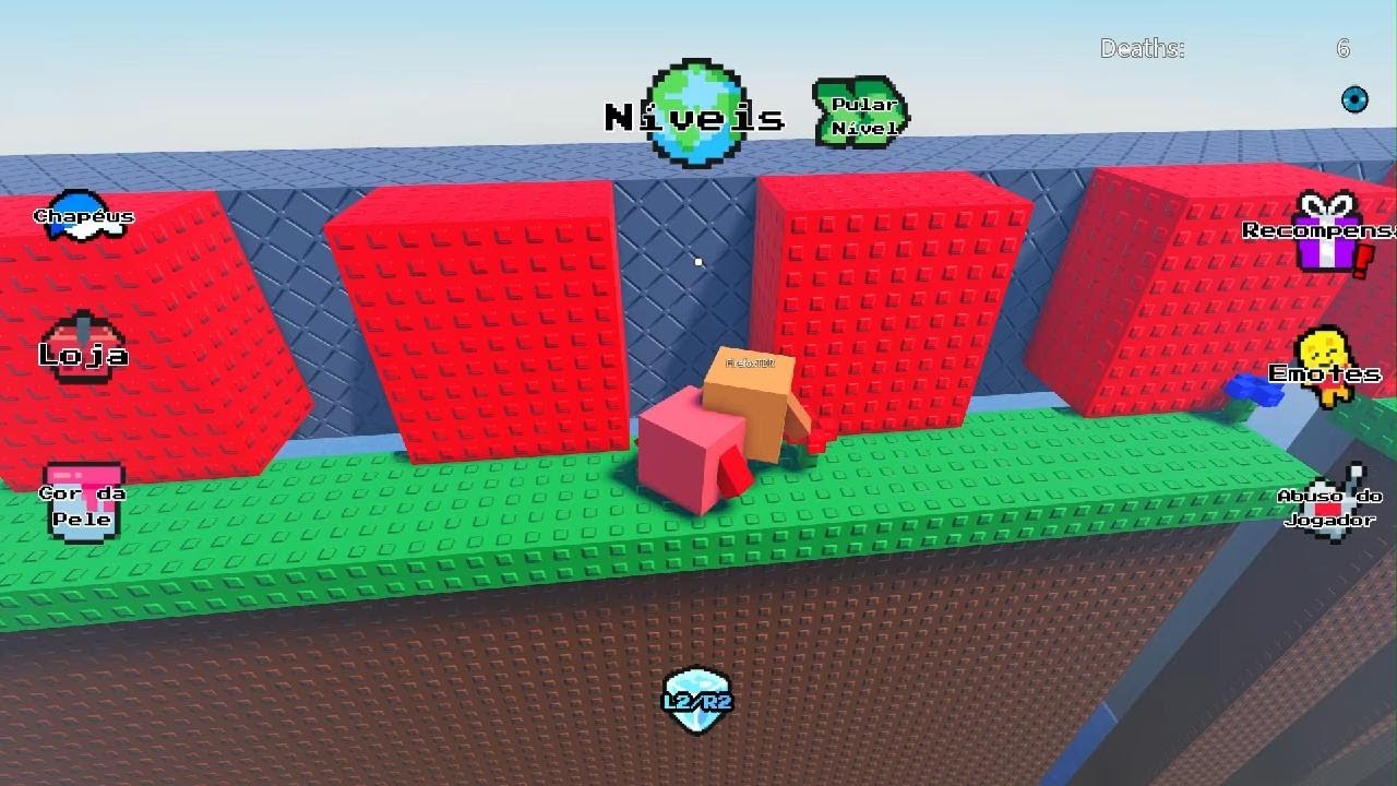 JOGUEI UM JOGO QUE SE CHAMA BLOQUEIOS [2_3_4_5 PLAYES OBBY]