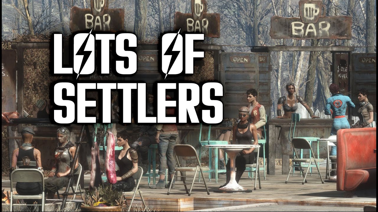 How to Attract LOTS of Settlers - Fallout 4 Settlements