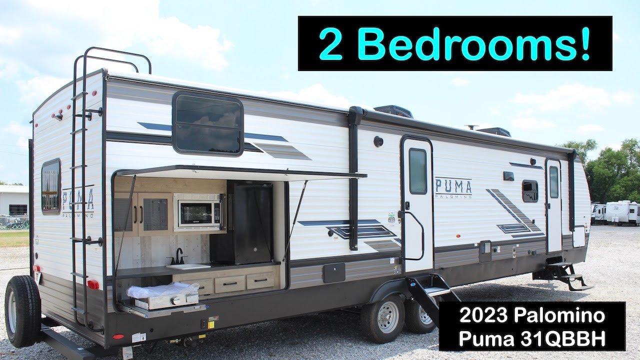 Crazy long RV for a HUGE Family! 2023 Palomino Puma 31QBBH