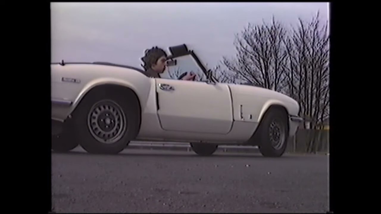 Mucking about in my Triumph Spitfire in 1982. 