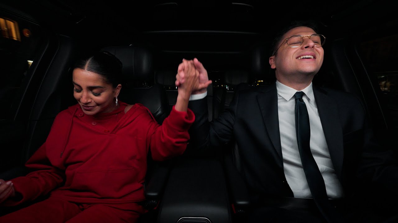 Loris Giuliano & Le&iuml;la Bekhti en balade la nuit