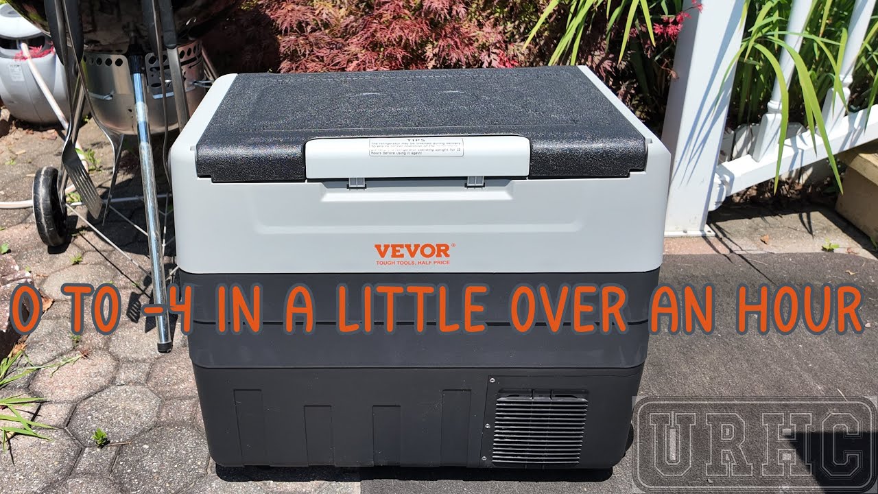 VEVOR 58 Qt Dual Zone Portable Refrigerator Freezer