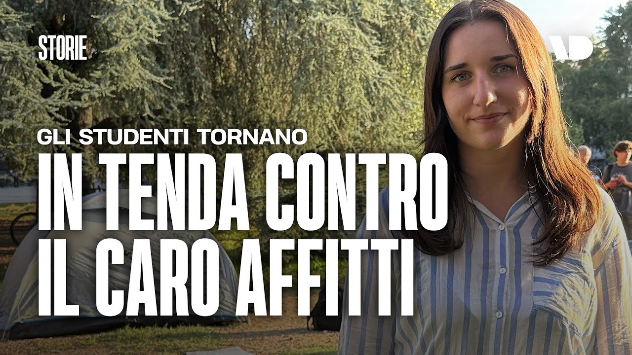 Gli studenti tornano in tenda contro il caro affitti
