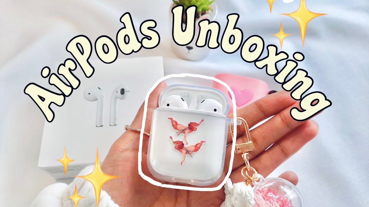 Unboxing AirPods 📦💎 2nd gen 2021 + cute cases try on (Aesthetic) 💕