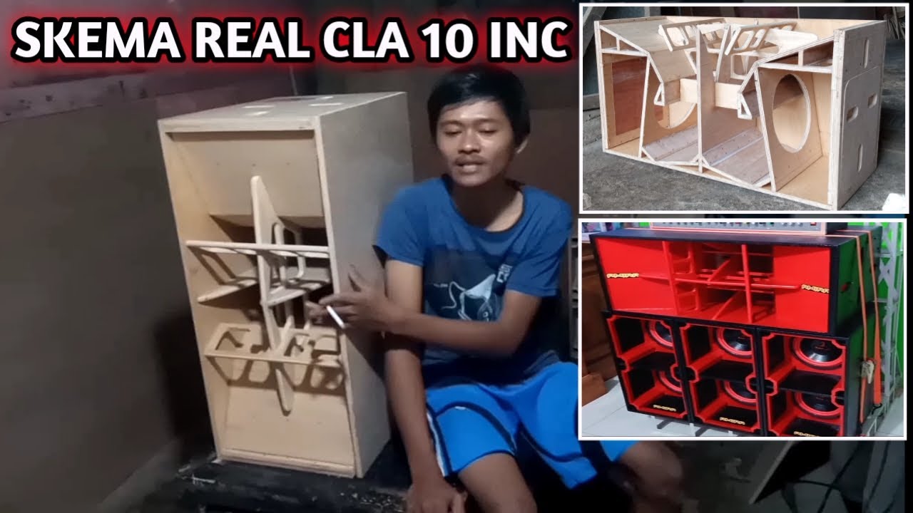 skema real cla terbaru 10inc model sperti yang di pakai sound horeg karnafal