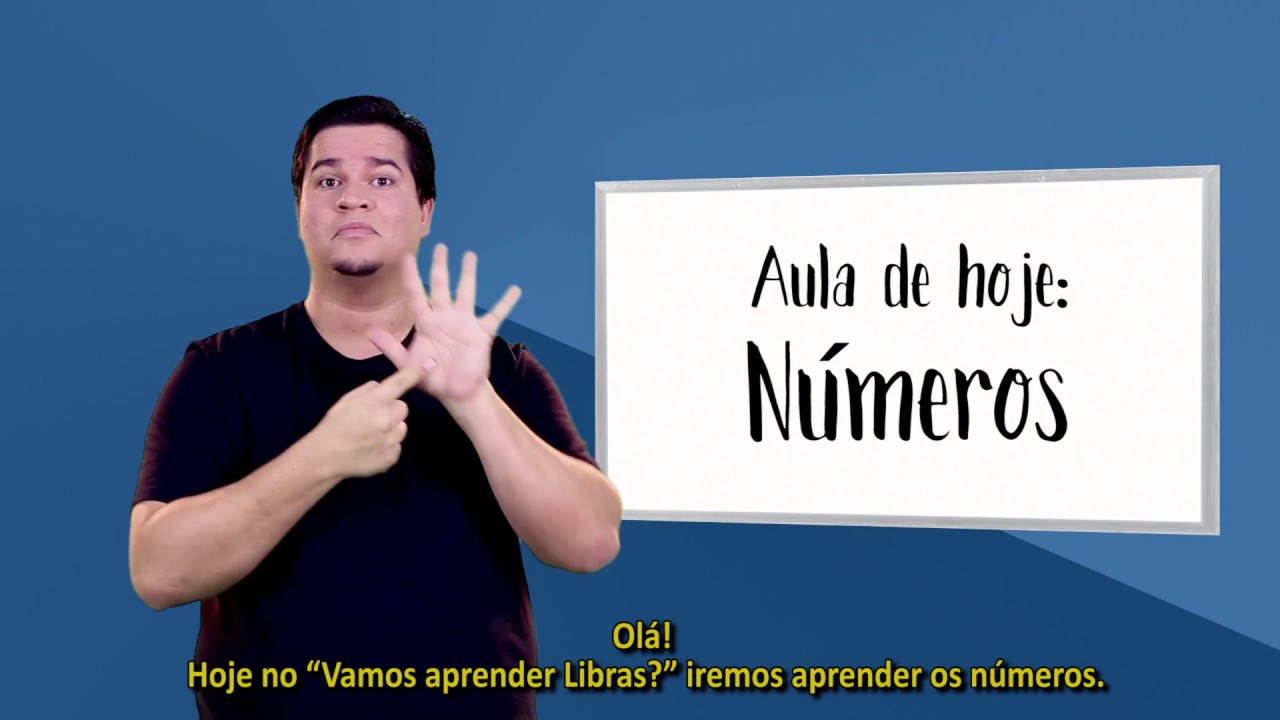 Vamos aprender Libras? - Números em Libras