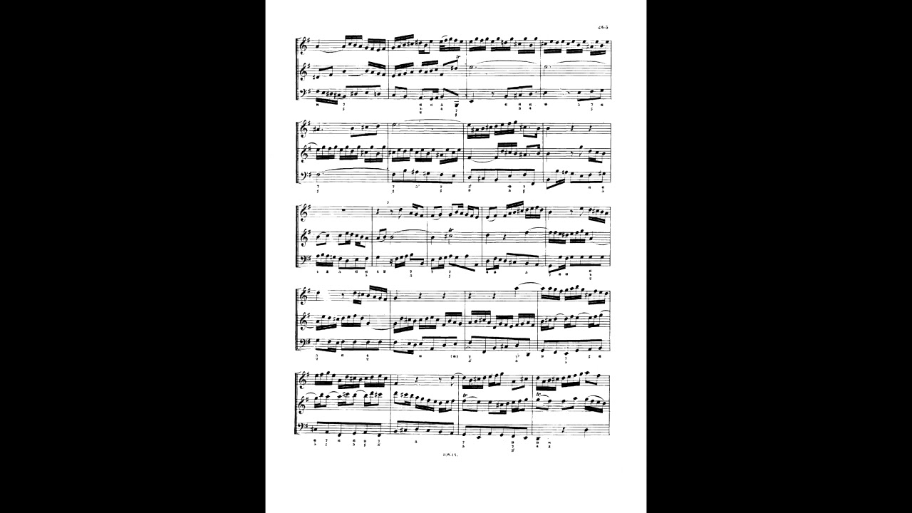 Sonata in G major for two flutes and basso continuo, BWV 1039| J. S. Bach