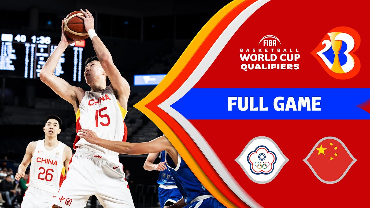 TPE - 🇨🇳 CHN | Basketball Full Game - #FIBAWC 2023 Qualifiers