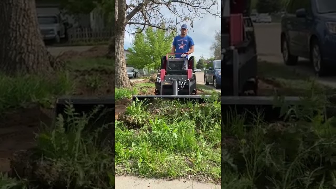 Toro Dingo TX 1000 - Excavating Old Turf