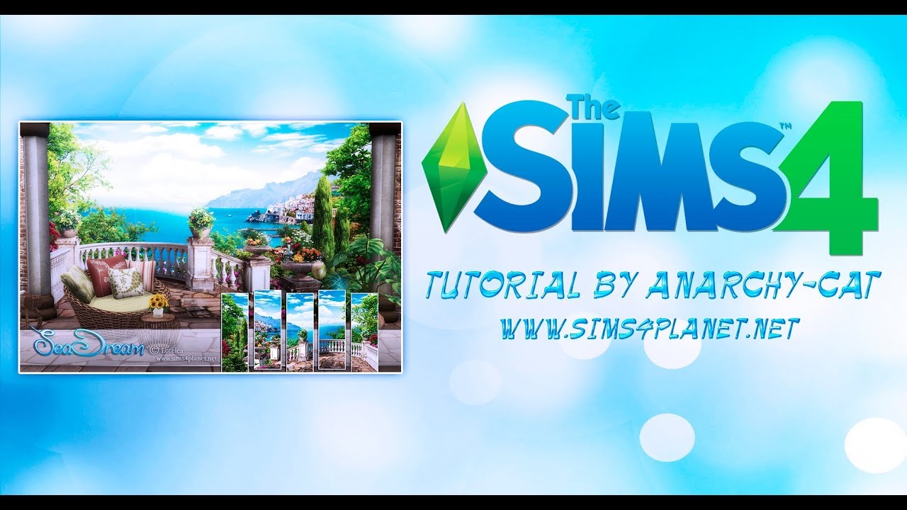 The Sims 4: Создание фото обоев