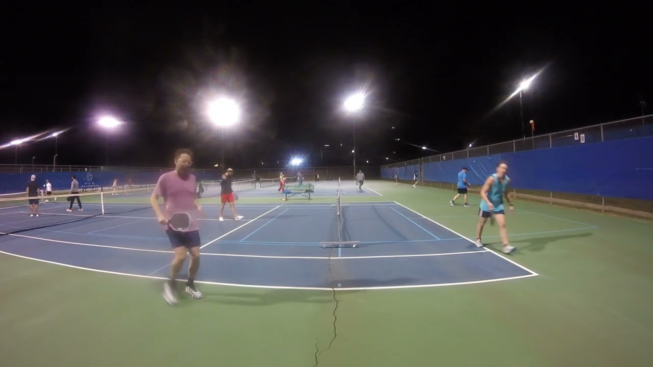 Mark S and John vs Natalie and Aaron O