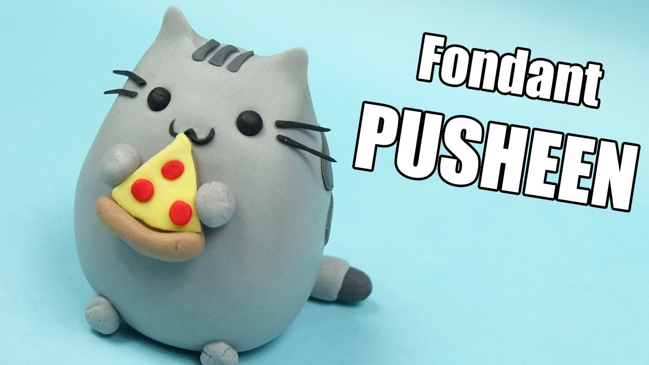 PUSHEEN торт топпер учебник! Как сделать фигурку Пушина