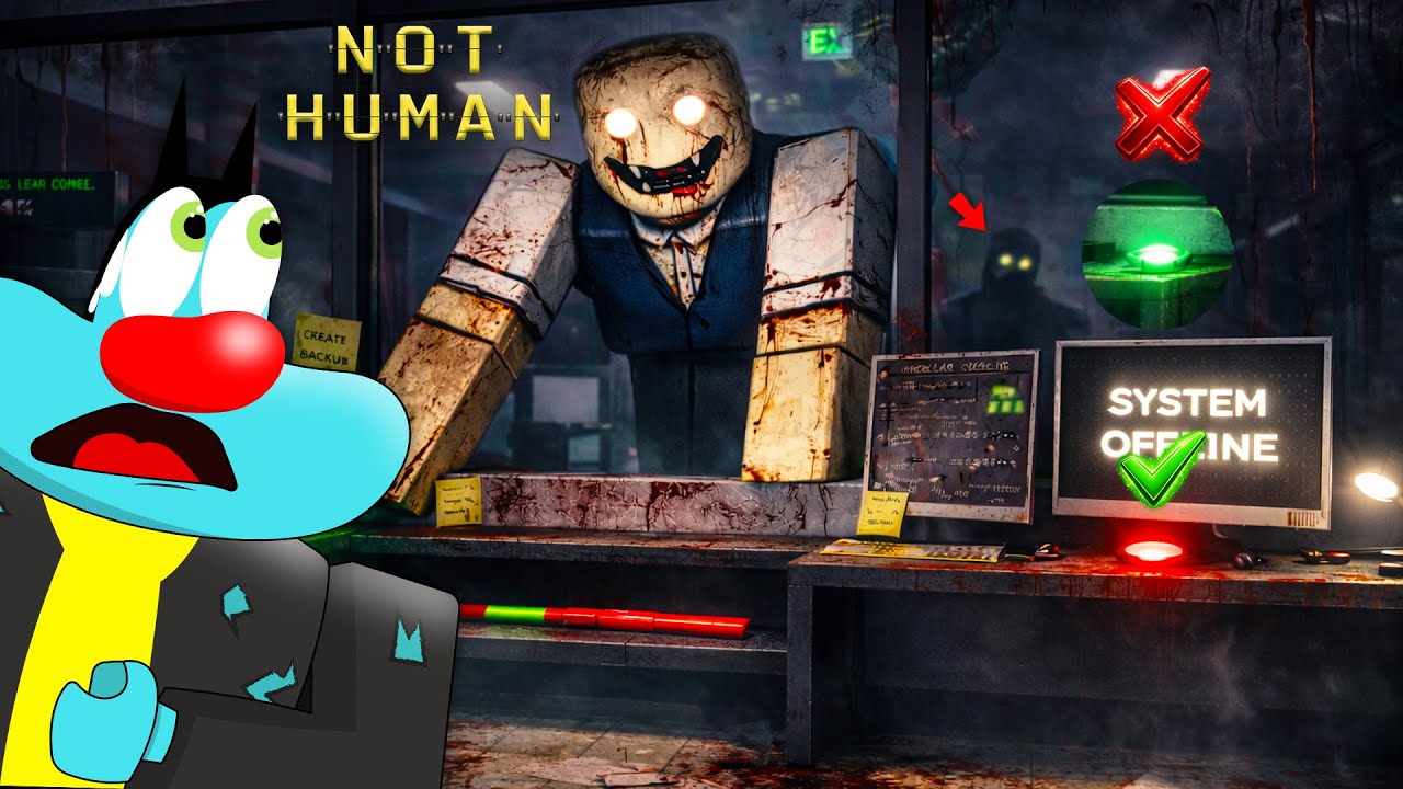 I WORK AT AN AIRPORT OFFICE BUT!!! HE IS SCARY SKINWALKER - ft.Oggy