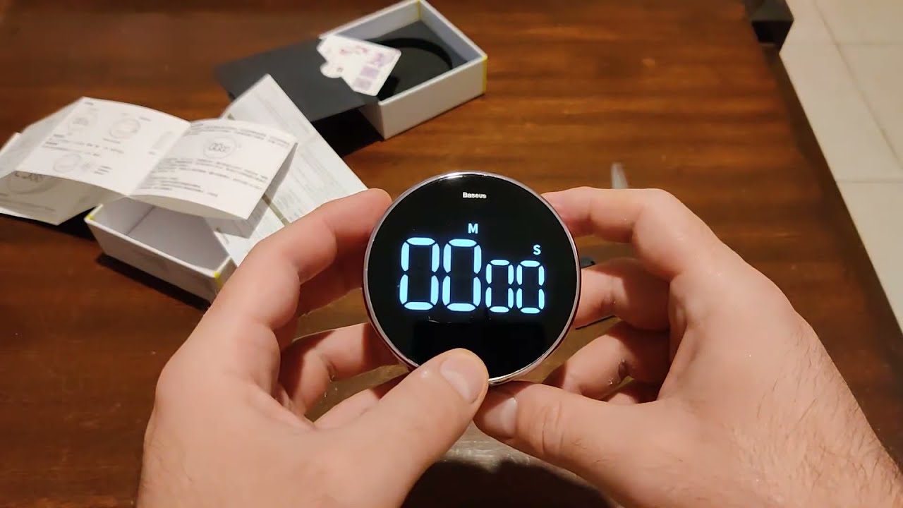 Temporizador Baseus Digital Led Magnético  Cronometro
