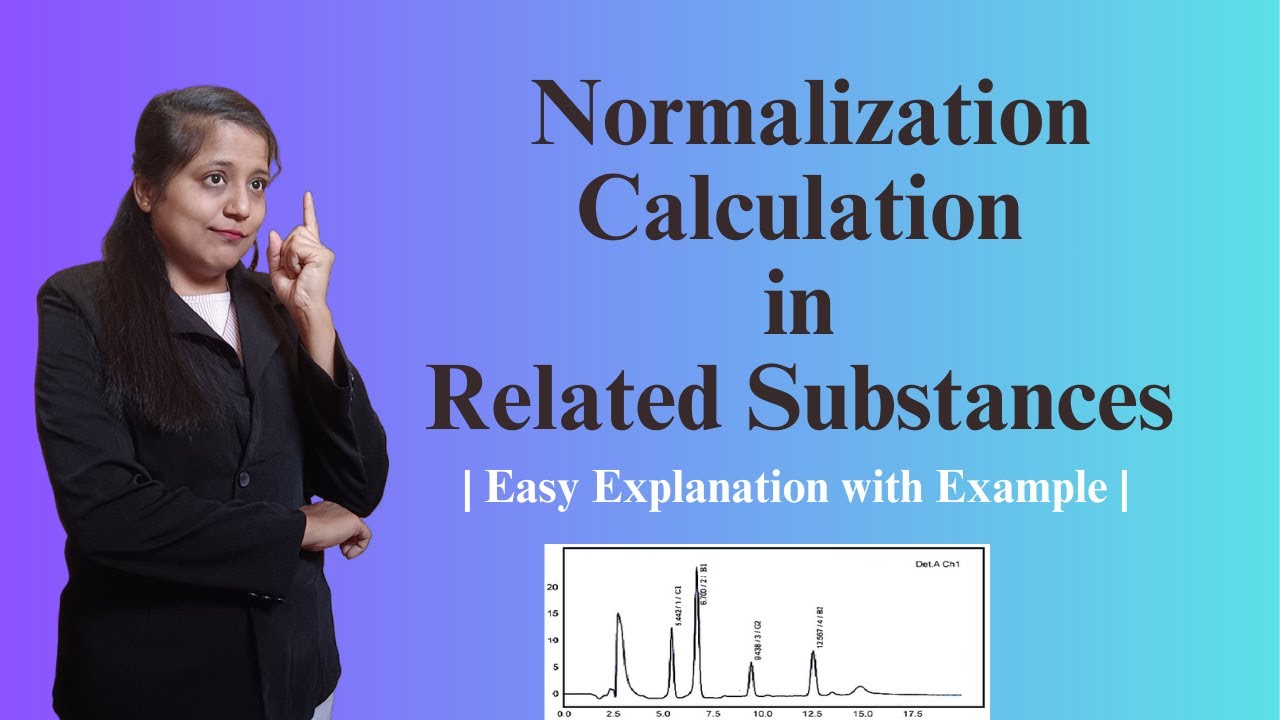 Normalization Calculation in Related Substances | Easy Explanation with Example #HPLC