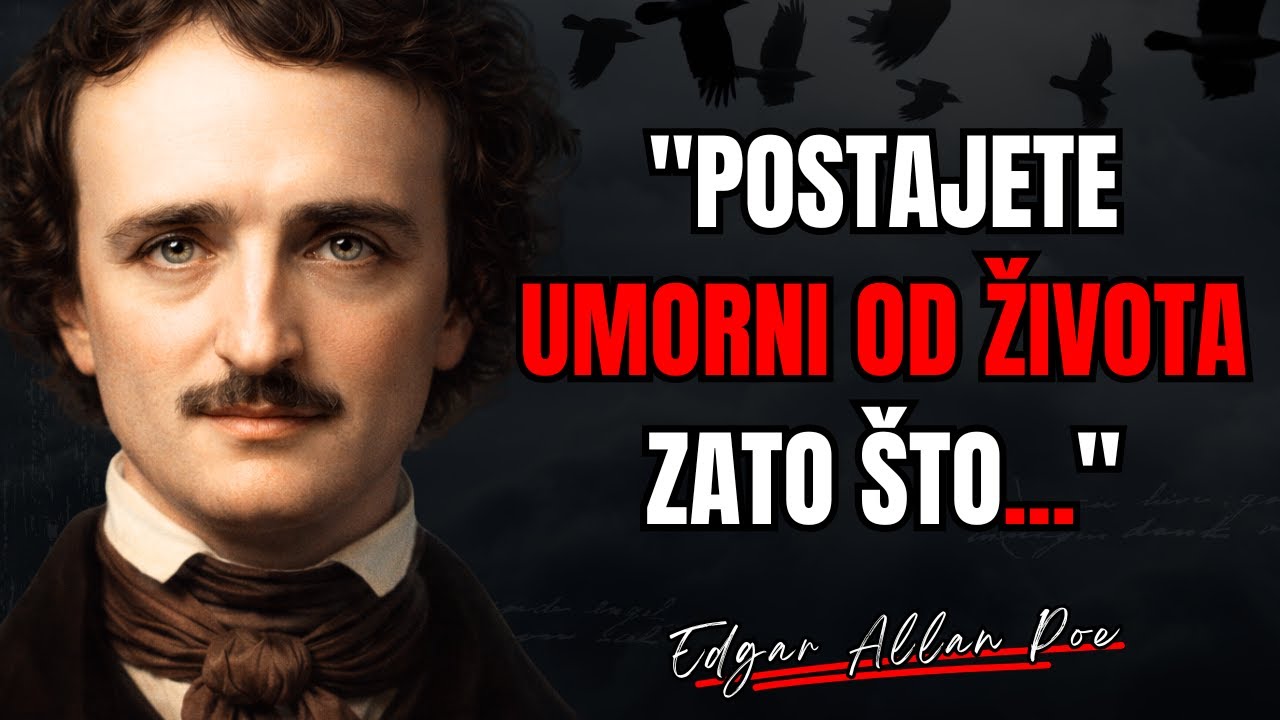 Edgar Allan Poe – Duboki i Misteriozni Citati Poeovog Genijalnog Uma