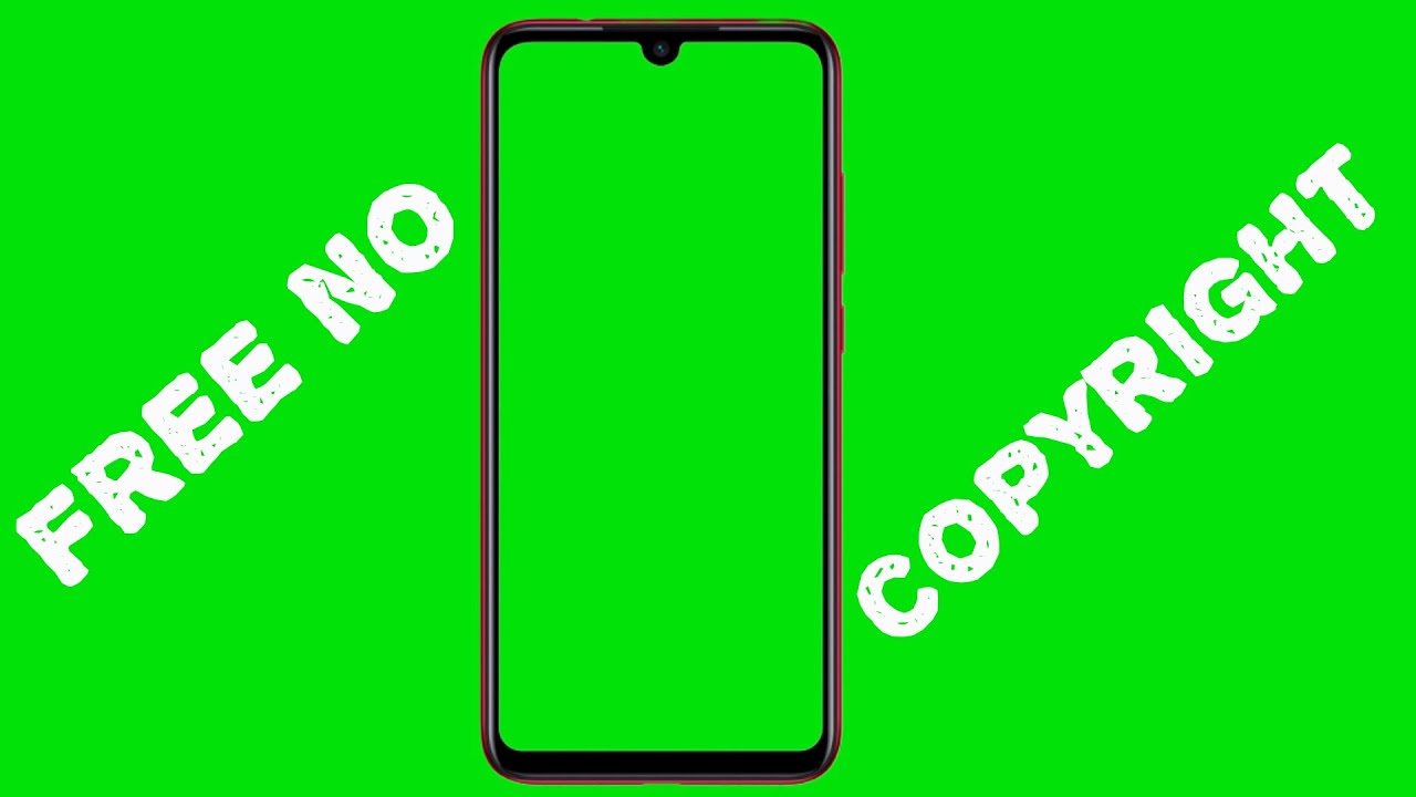 Mobile frame green screen HD || Hand mobile green screen free
