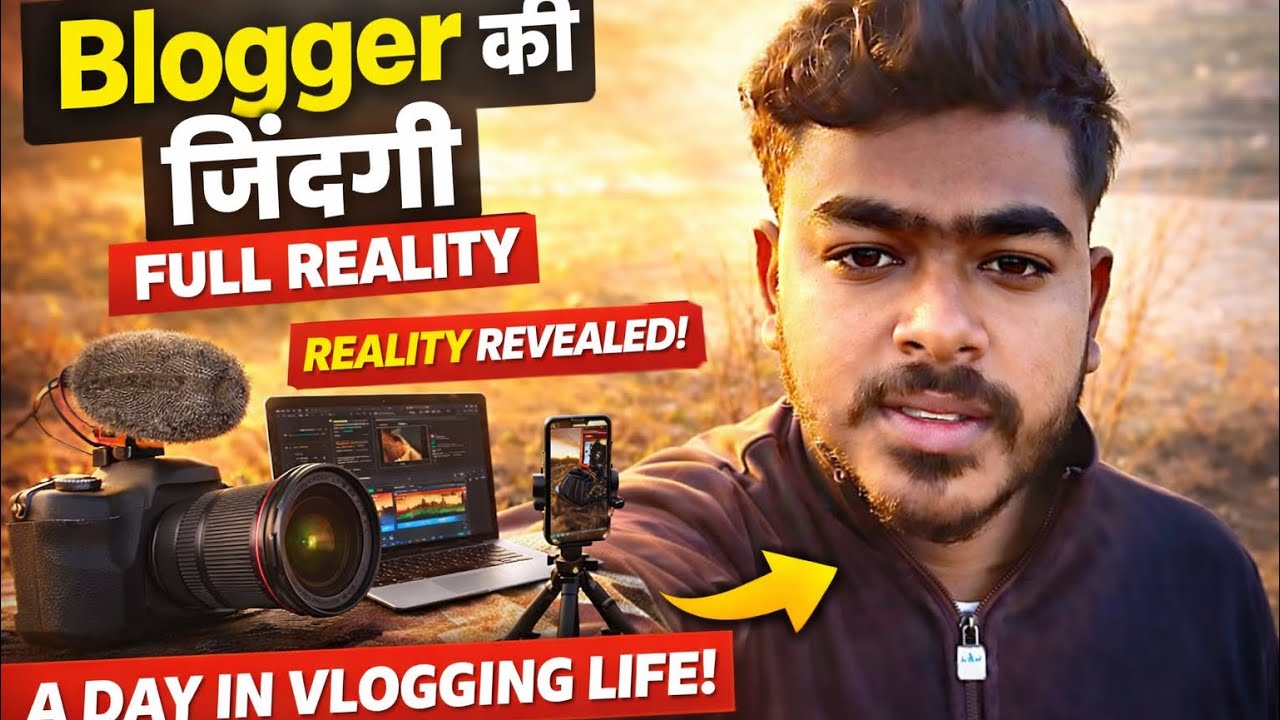 Blogger Ki Zindagi | Full Reality of a Daily Vlogger 😔📷