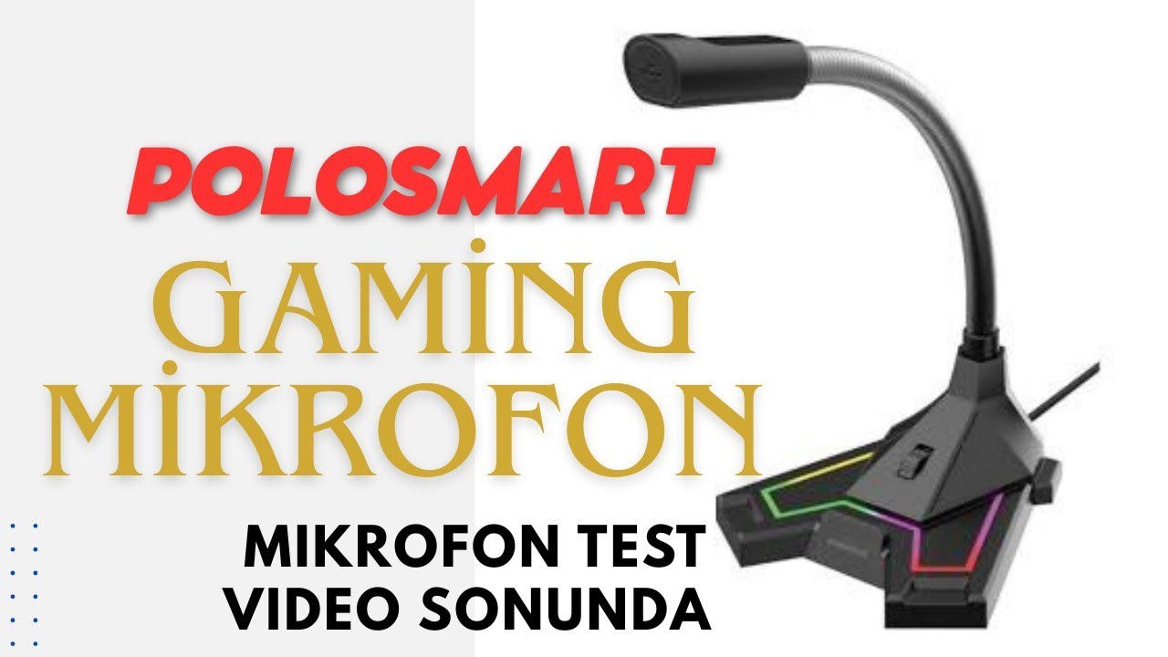 Polosmart Rgb Gaming Mikrofon İnceleme ve Test #reklamdegildir