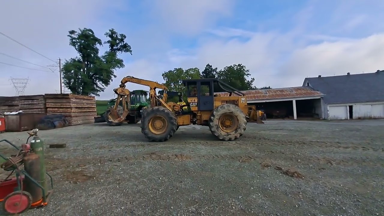 1754 - 1994 Cat 518 Dual Arch Grapple Skidder for sale