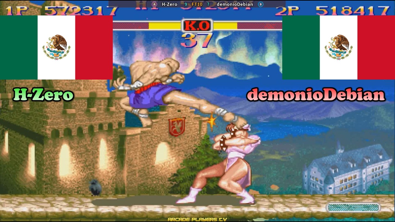 超级街霸2X ➤ H-Zero (Mexico) vs demonioDebian (Mexico) Super Street Fighter 2 Turbo