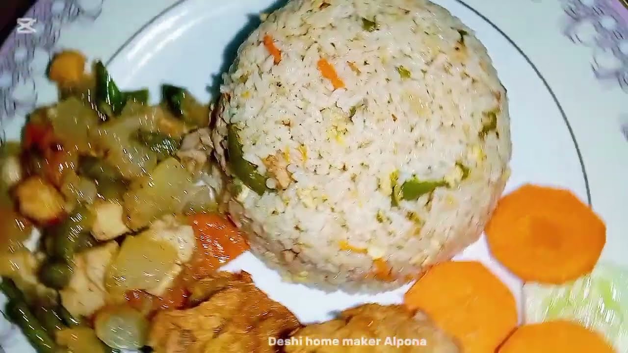 🍚 “ঘরেই রেস্টুরেন্ট স্টাইল ফ্রাইড রাইস বানানোর সহজ উপায়!”“চিকেন ফ্রাইড রাইস রেসিপি – 