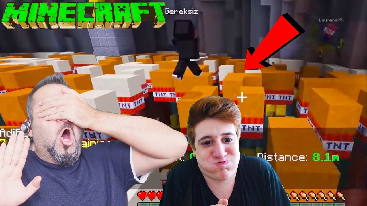 MINECRAFT YERLER PATLIYOR! PARKUR YAPIYORUZ! | EMRECAN İLE MINECRAFT