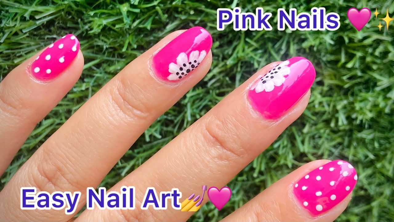 || Easy Nail Art | At Home | 💅🩷||