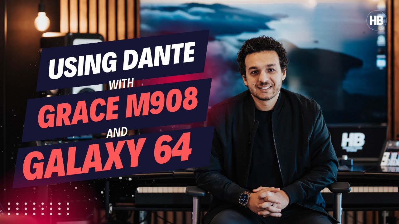 Настройка Grace m908 Dante с My Antelope Galaxy 64