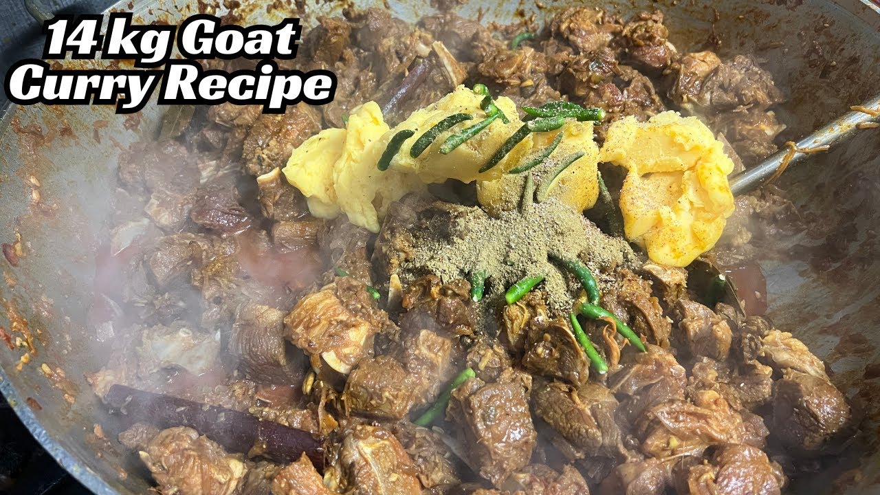 14 Kg Goat Curry Recipe | मटन करी रेसिपी | Special Gosht Curry Recipe For Party | Bulk Recipe