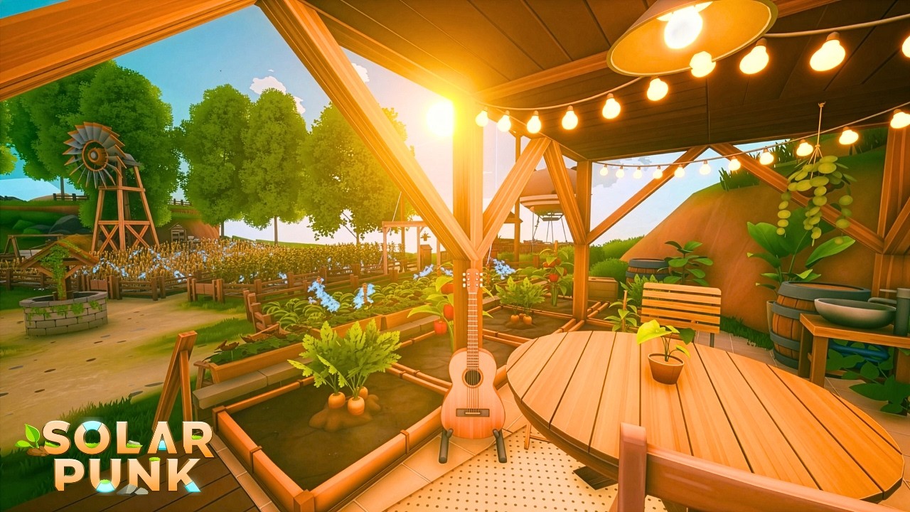 SOLARPUNK - Gameplay — New Cozy Survival Game (PC QHD) [2K60FPS]