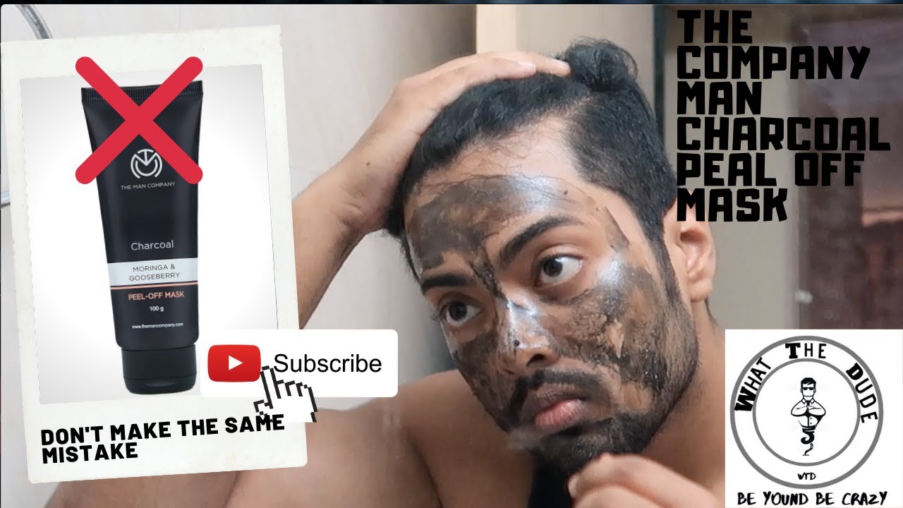 The man Company Charcoal Face Mask Review | Best charcoal peel off  Products 2024
