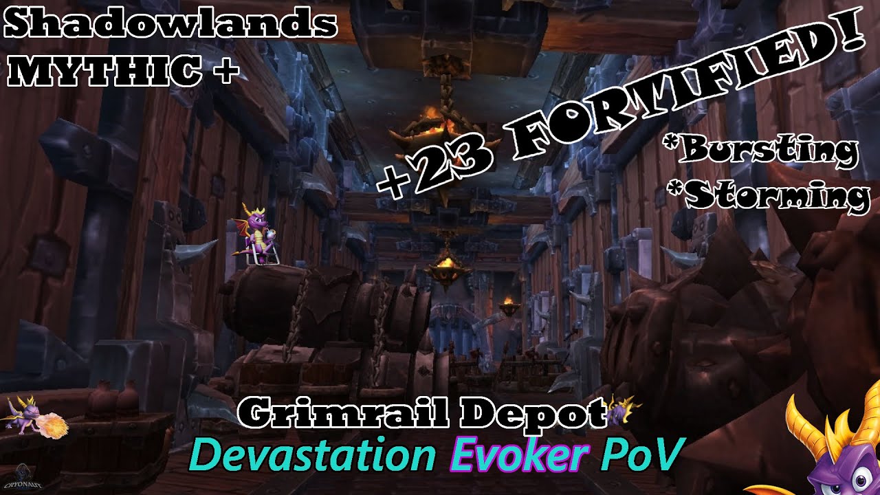 Dragonflight Pre-patch Mythic+ | Devastation Evoker | +23 Grimrail Depot