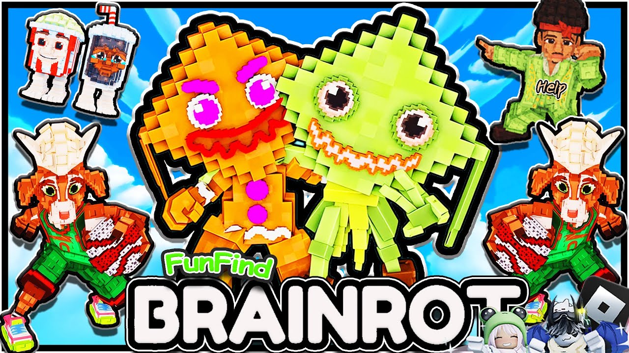 🧨GOAT, KetupatBros, Popuru и Fizzuru 🎵Найдите Brainrot [234+]🎵| @yulyonroblox |🎮ROBLOX | 4K