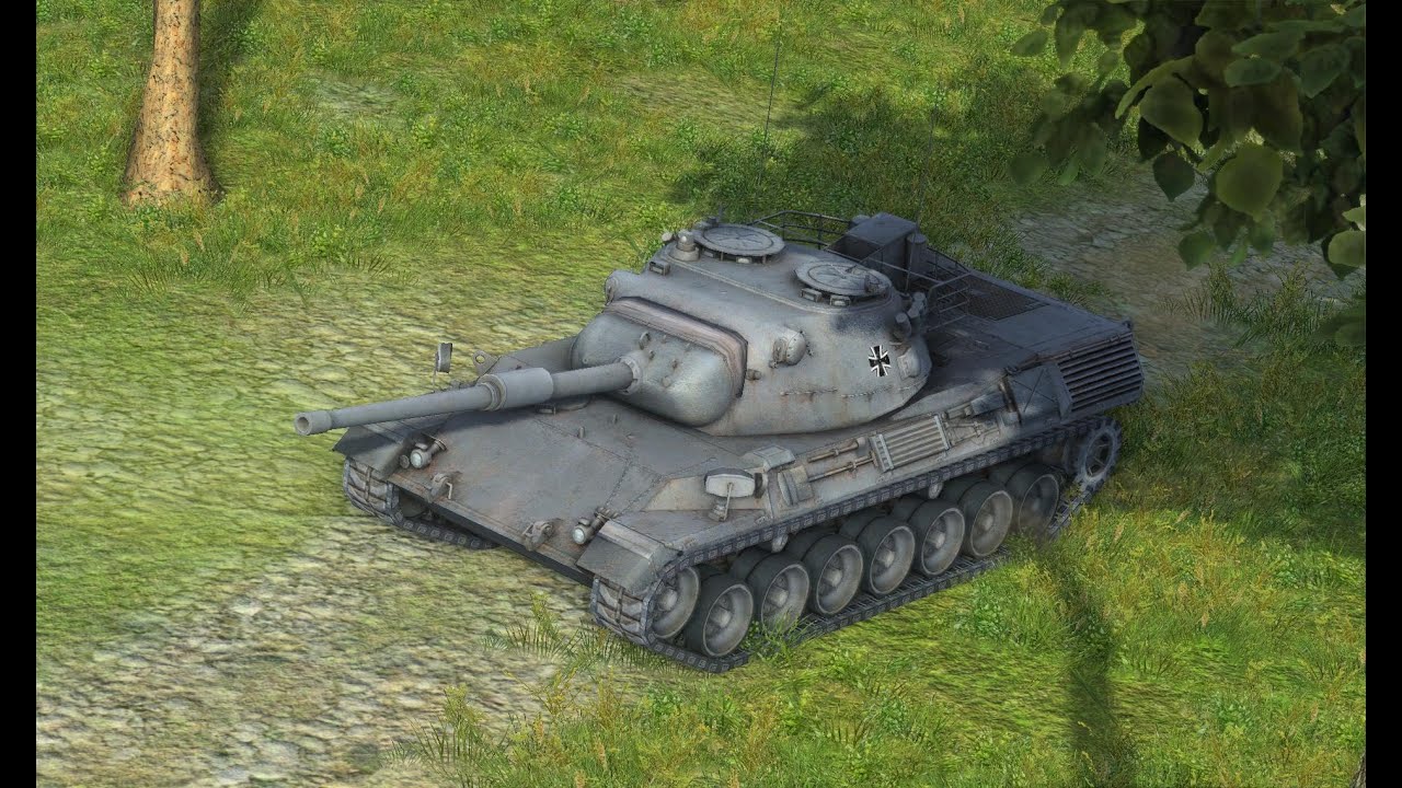 Leopard Prototyp A 8651 урона/Leopard Prototyp A 8651 damage