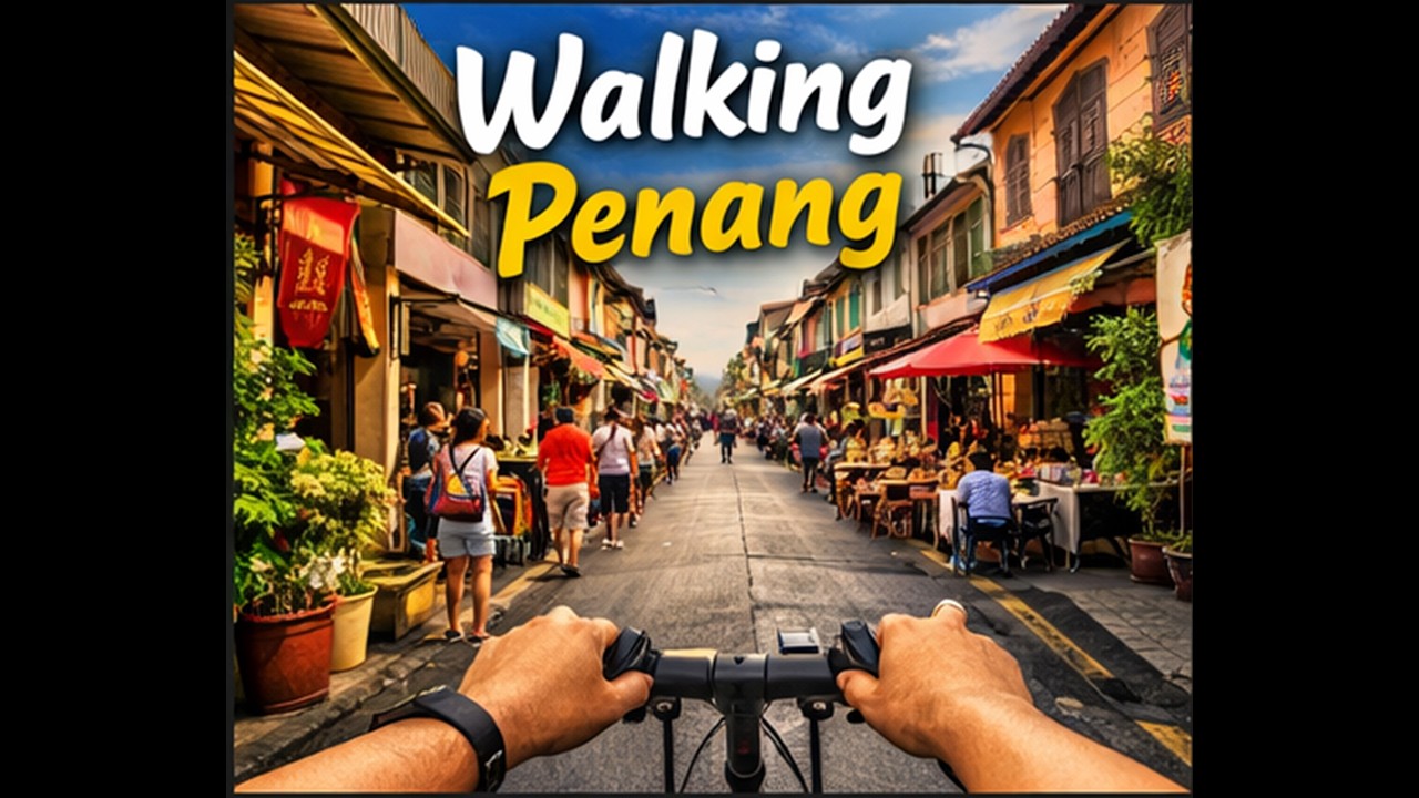 George Town Penang Street Art Walk | Armenian Street POV in 4K