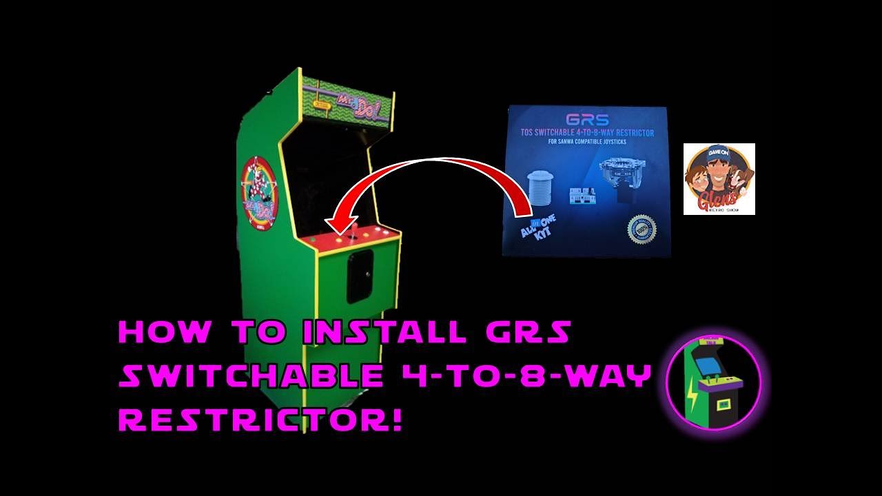 How To Install GRS Switchable 4-to-8-Way Restrictor On A Modded Arcade 1Up Cabinet!