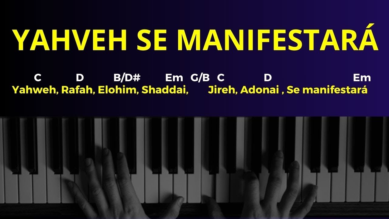 🎹 Yahweh Se Manifestará - Julliany Souza | Aula de Teclado com Acordes e Dedilhado