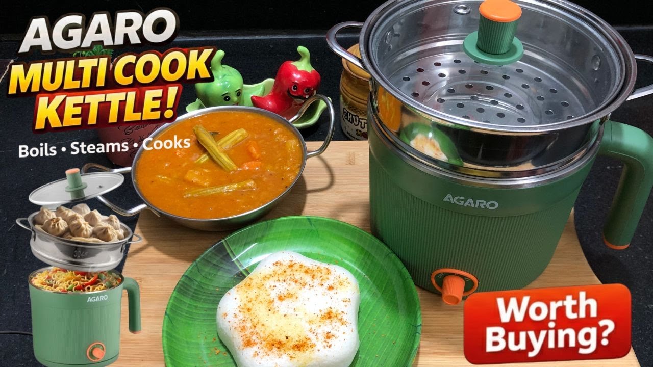 AGARO REGENCY MULTICOOK KETTLE Review | Unboxing & Cooking Test | Worth Buying?