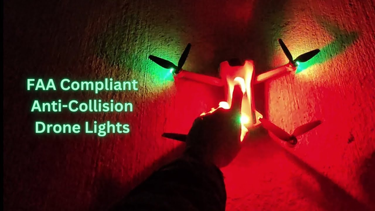 Anti-Collision Lights for Flying Drone at Night