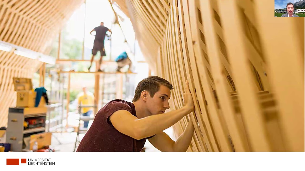 Webinar Master's in Architecture University of Liechtenstein (recorded 20 May 2020)