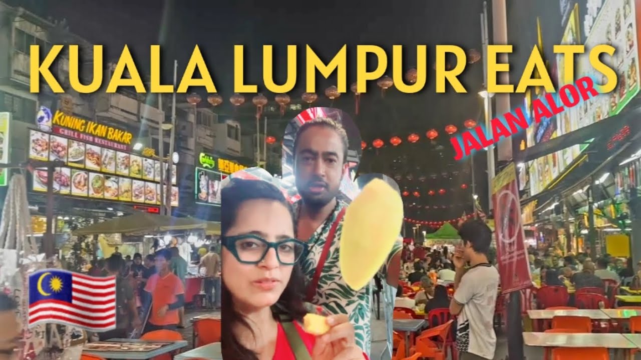 Jalan Alor Food Street Tour | Best Street Food in Kuala Lumpur, Malaysia🇲🇾