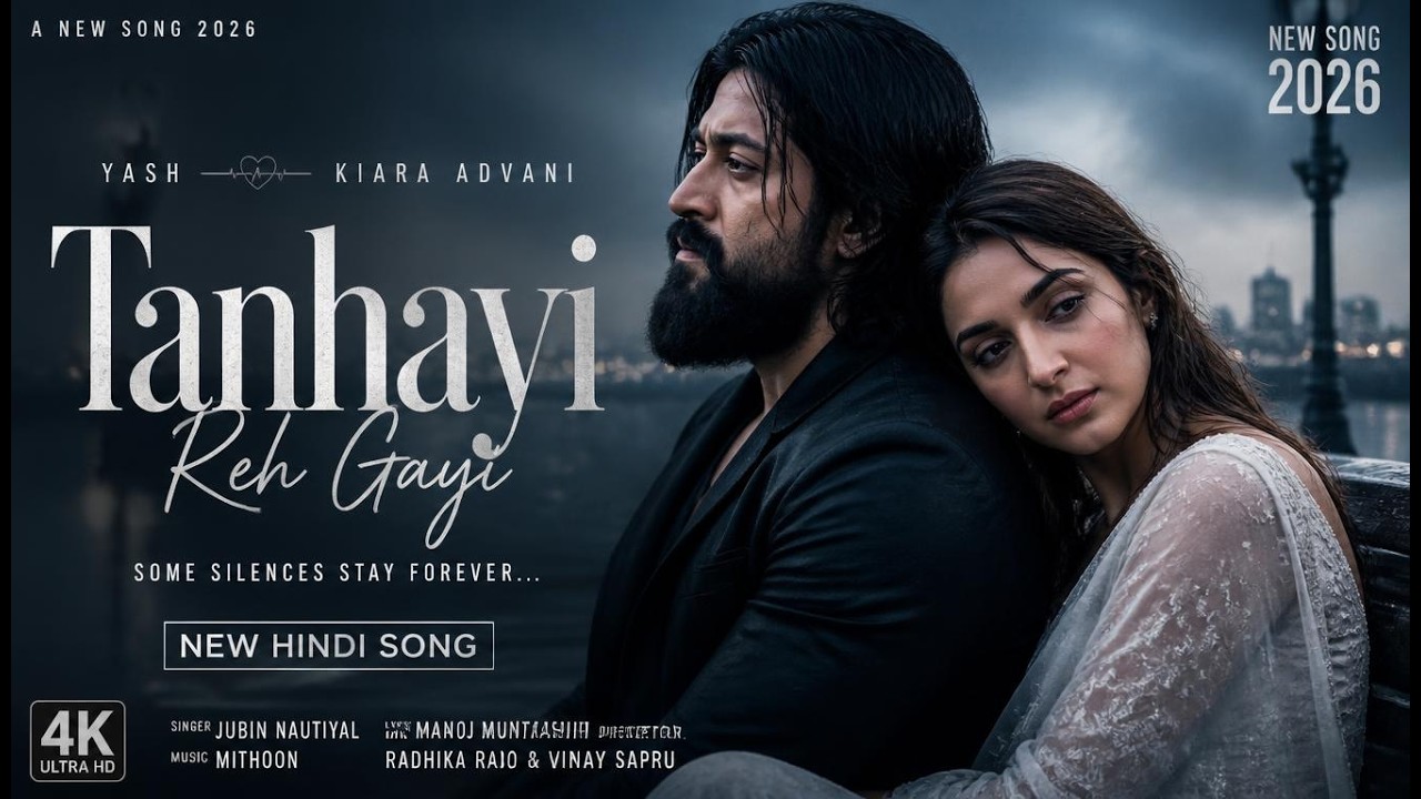 New Song 2026 | New Hindi Song | Tanhayi Reh Gayi | Yash | Kiara Advani | New Song
