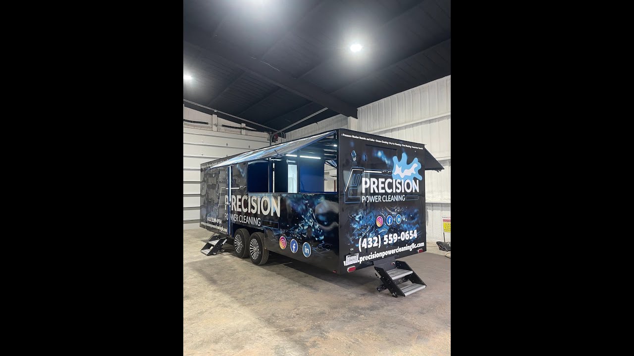 Customer walkthrough of their new custom concession smoker trailer.