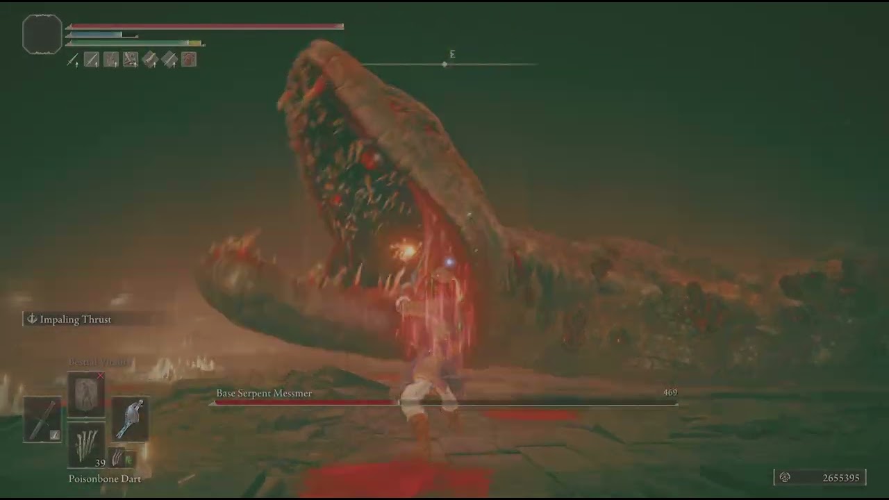 Thrusting swords 9 dex/arc (Messmer) no hit