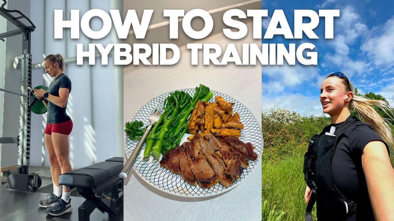 HOW TO START HYBRID TRAINING | run + lift, example splits, maintaining muscle