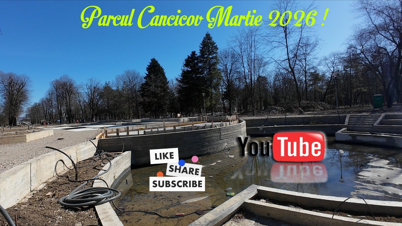 Cum arata Parcul Cancicov in Luna Martie 2026!!