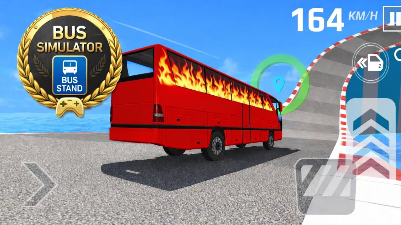 Mega Ramp Sport Bus 🚌 Racing 3D  - Extreme Car Stunts -Android Gameplay